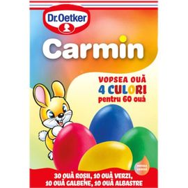 Краска для яиц CARMIN 4 цвета, 60 яиц