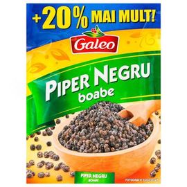 Piper negru boabe GALEO +20%, 20.4 gr