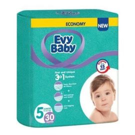 Scutece pentru copii EVY BABY №5 TWIN, 11-25 kg, 30 buc