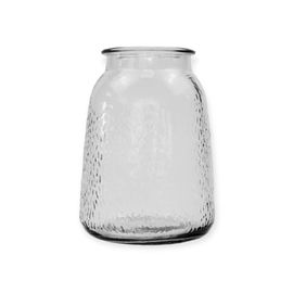 Vaza trasparenta VE09, sticla, 19 cm