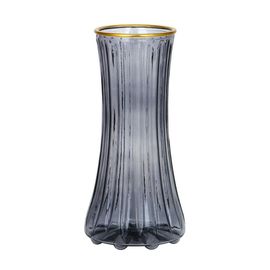 Vaza trasparenta VE59, sticla, 23.7 cm