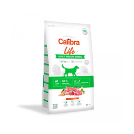 Hrana uscata CALIBRA Dog Life Adult Medium Breed Lamb, 2.5 kg