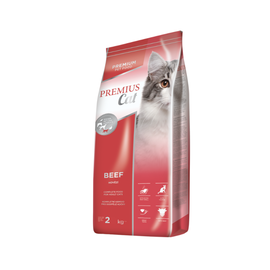 Сухой корм PREMIUS cat Beef, 2 кг