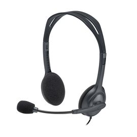 Наушники LOGITECH Stereo Headset H111, черные