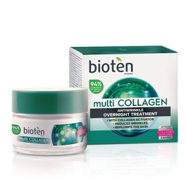 Crema de noapte BIOTEN Multi Colagen, anti-imbatranire, 50 ml