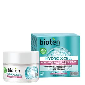 Crema de zi BIOTEN Hydro X-Cell Sensitive, pentru piele sensibila/uscata, 50 ml