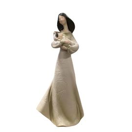 Figurina Dama cu bebelus, SDF148, 20cm