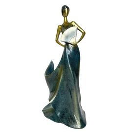 Figurina-suport pentru vin "Fata" 36 cm, ceramica