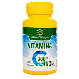 Vitamina C 300 mg + Zinc, №60