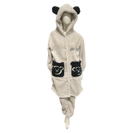 Пижама Медведь бежевая, с карманами, PA005 Alt: 108 см