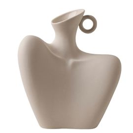 Vaza "Umeri alba" 21 cm, ceramica