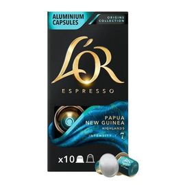 Cafea L'OR Espresso Papua New Guinea, capsule, 10 buc