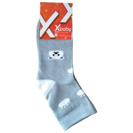 Носки детские X-BABY int-6, серый, размер 31-34