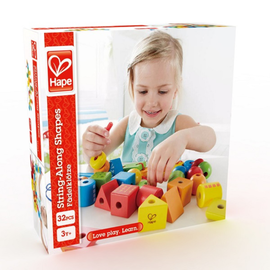 Шнуровка HAPE, с геометрическими фигурами, 32 шт