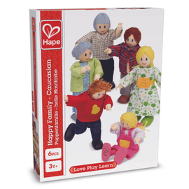 Детский набор мини-кукол HAPE, «Happy Family Caucasian»