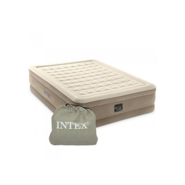 Надувная кровать INTEX Velur Ultra Plush, встроенный электронасос 220В, 152 х 203 х 46 см, до 272 кг