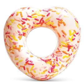 Cerc gonflabil INTEX Donut Inima, pina la 80 kg, 9+, 94 x 89 x 25 cm