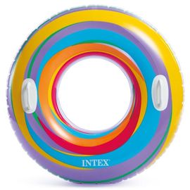 Надувной круг INTEX Вихрь, Д 91см, с ручками, до 60кг, 9+, 2 цвета