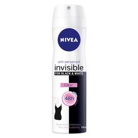 Дезодорант спрей NIVEA Invisible B&W Clear, 150 мл