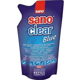 Средство  для мытья стекол  SANO Clear запаска жидкость 750 мл