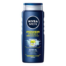 Gel de dus NIVEA Power Refresh, 500 ml
