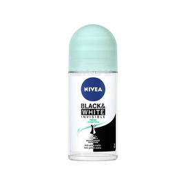 Antiperspirant roll-on NIVEA Fresh, alb-negru, 50 ml