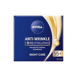 NIVEA Crema de Noapte Anti Riduri 55+ 50 ml