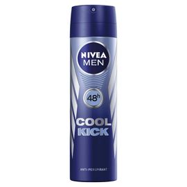 Antiperspirant-spray NIVEA Deo Cool Kick, pentru barbati, 150 ml