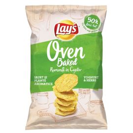 Chips LAY`S In cuptor Iaurt&Ierburi, 105 g