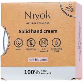 Crema solida pentru miini NIYOK Soft Blossom, 50 g