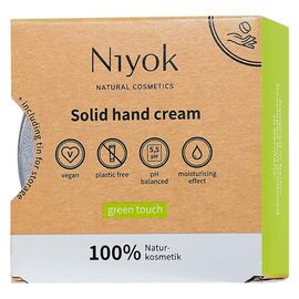 Crema solida pentru miini NIYOK Green Touch, 50g