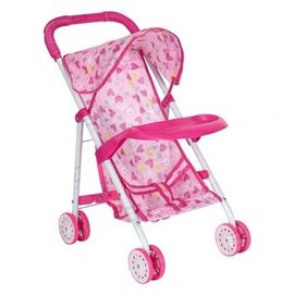 Прогулочная коляска для кукол ESSA, розовый