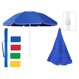 Umbrela de soare, monocromata, cu husa, D 210 cm