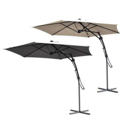 Umbrela pentru terasa ProGarden, cu "X"-suport de metal si sisteama push-up, D 3 m