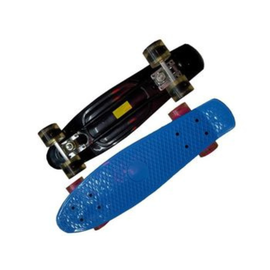 Skateboard cu iluminarea rotilor, 55 x 14 cm, max 100 kg