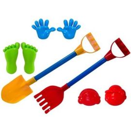 Набор игрушек для песка: лопата, грабли, пасочки, 8 ед., 51cm
