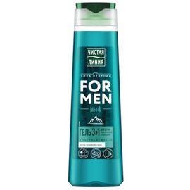 Gel de dus pentru barbati ЧИСТАЯ ЛИНИЯ MEN 3 in 1 Nord, 400 ml