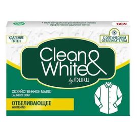 Хозяйственное мыло DURU CLEAN&WHITE Whitening, 120 г, 4 шт