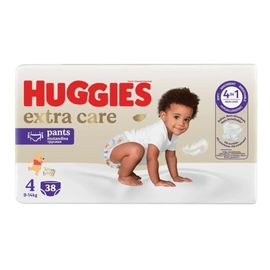 Chilotei pentru copii HUGGIES Extra Care Pants № 4, 9-14 kg, 38 buc