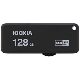 Stick KIOXIA USB 3.2, Toshiba TransMemory U365, Black, 128 GB