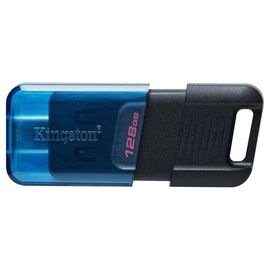 Stick KINGSTON USB-С 3.2, DataTraveler 80M, Black/Blue, 128 GB