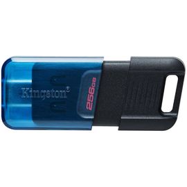 Stick KINGSTON USB-C 3.2, DataTraveler 80M, Black/Blue, 256 GB