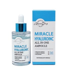 Serum pentru fata concentrat GRACE DAY Miracle, hyaluron, 50 ml
