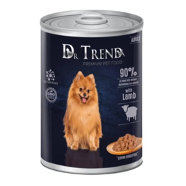 Влажный корм DR.TREND, для взрослых собак, с ягнёнком в соусе, 400 г