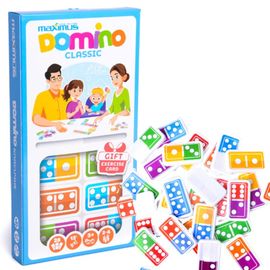 Настольная игра MAXIMUS Классическое домино, 28 карточек