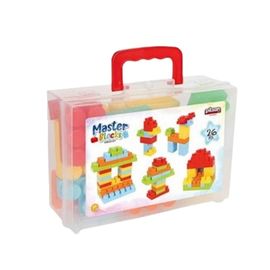 Set de constructie - сasute PILSAN Mini City, 26 piese