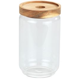Borcan de depozitoare cu capac UJMFG-023, sticla, 0.75 l