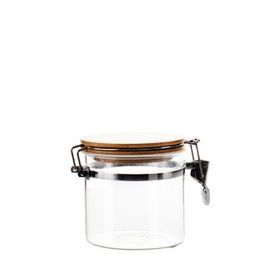 Borcan de depozitoare, cu capac, sticla, 700 ml