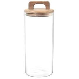 Borcan de depozitoare cu capac UJMFG-157, sticla, 1.7 l