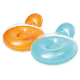 Надувной круг-шезлонг INTEX для плавания, 137  х122 см, до 100 кг, 14+, 2 цвета